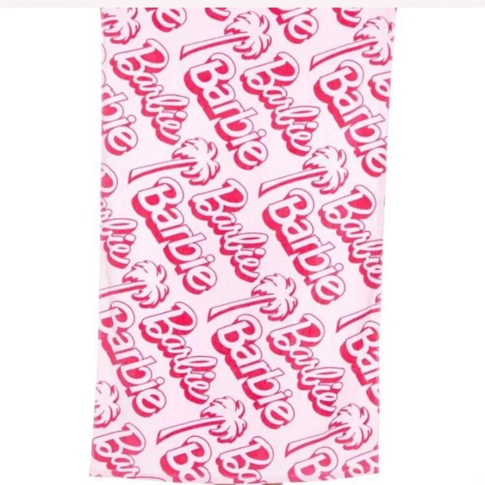 NWT Forever 21 Pink Barbie Beach Towel